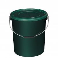 20l Green Plastic Bucket with Lid